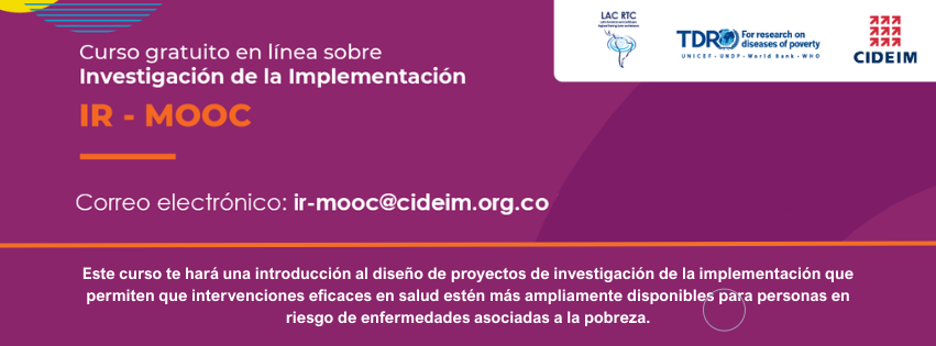Curso gratuito en línea sobre Investigación de la Implementación (IR-MOOC)